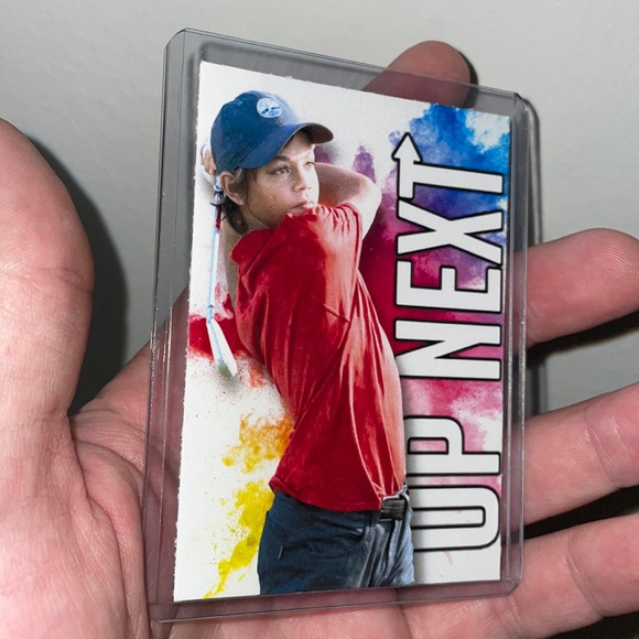 Charlie Woods ACEO Trading Card Color Blast Up Next - Picture 1 of 3